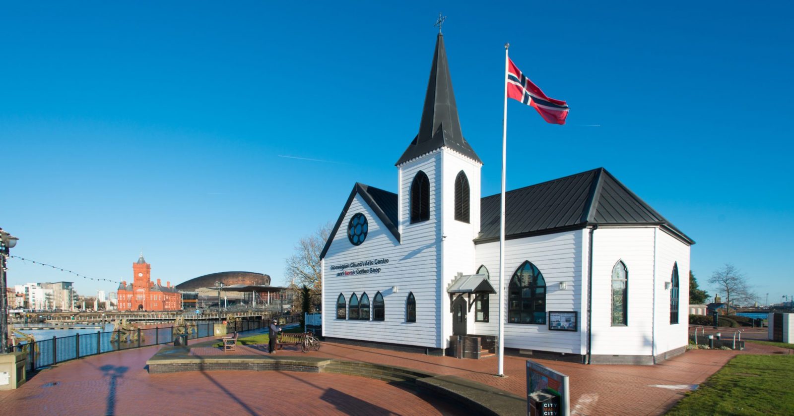 Business Travel Meetings in Wales, Norwegian Church, Cardiff, Wales