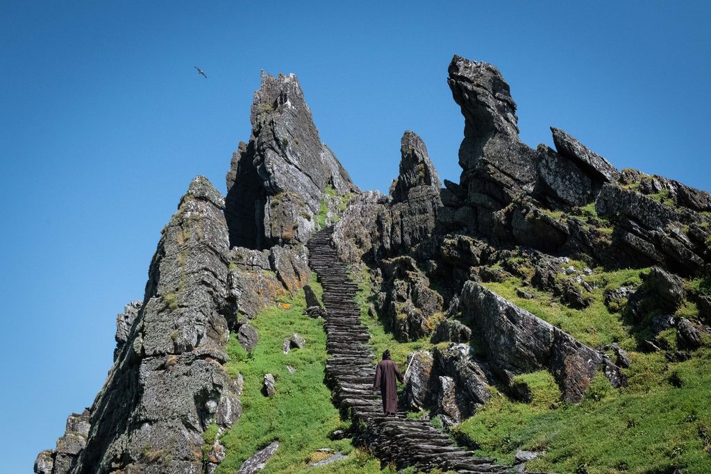 Arbeitsanreize in Irland - Skellig Michael, Star Wars Location