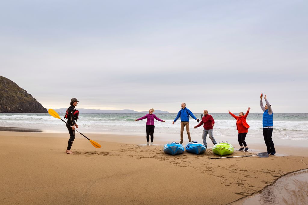 Business Travel Irland Team Building - Delphi Adventure Resort Kayak Group